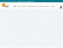 Tablet Screenshot of pousadavillaggio.com.br